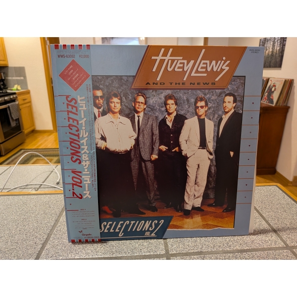 Huey Lewis & The News - Selections Vol. 2 - NM/NM, Includes Obi & Insert