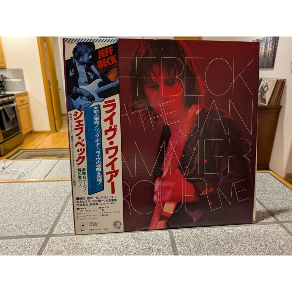 Jeff Beck - w/Jan Hammer - NM/NM, Includes Insert & Obi